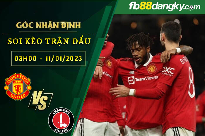 Soi kèo Man Utd vs Charlton Athletic