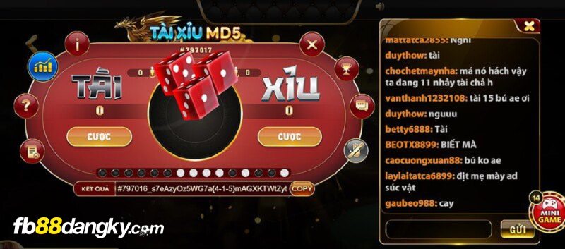 tài xỉu md5 2